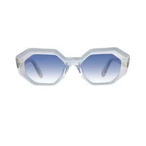Garrett Leight Sunnies Jaqueline Semi Flat Ultra Marine Gradient Sunglasses New